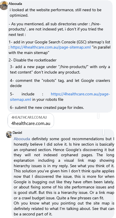 discuss discovered currently not indexed by google se