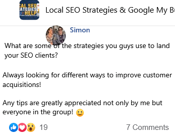 strategy to land new seo clients or improve customer acquisitions