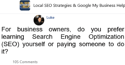 for business owners do you prefer learning seo for free or paying services