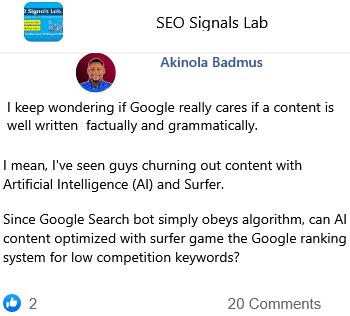 can content that gets written by artificial intelligence ai win in google serps