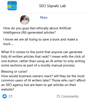 does artificial intelligence ai article writer need ethics