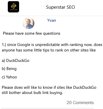 tips to rank on other ses besides google like bing yahoo duckduckgo