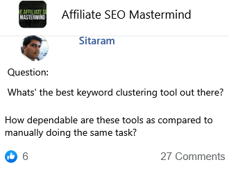 what is the best keyword clustering tool how dependable are they as compared to manually doing the same task