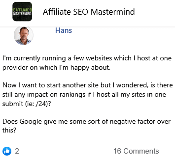 keeping all websites in the same host and deploying dofollow backlinks on all the sites together