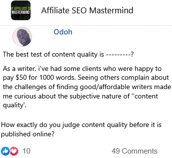 how do you judge content quality before it is published online
