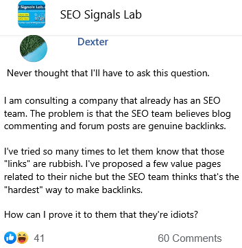 i have proposed guest posting to another seo team they said it is the hardest way they do blog commenting and forum posts