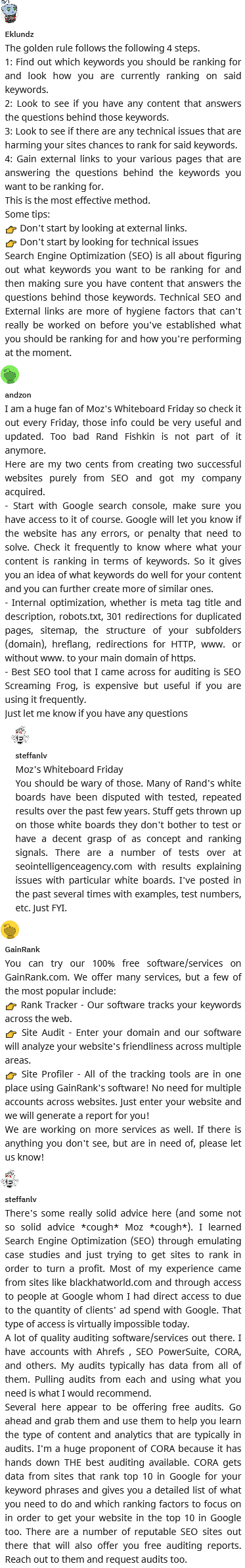 a customer for whom i write content wants me to perform the seo audit involving technical points and ux