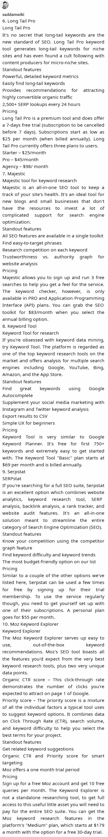 best free tools for keyword research