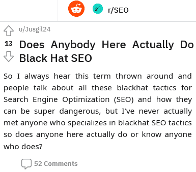 what are new blackhat seo tactics or techniques that effective
