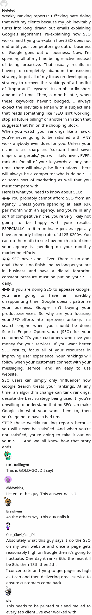 i want to cut an seo agency its almost 6 months not any increase in my organic traffic