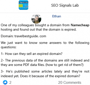 Published some Articles on an Expired Domain, but they're not Indexed yet