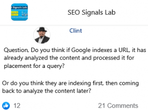 Does Google Usually Crawl Text Content of an URL first and delay Indexing it?