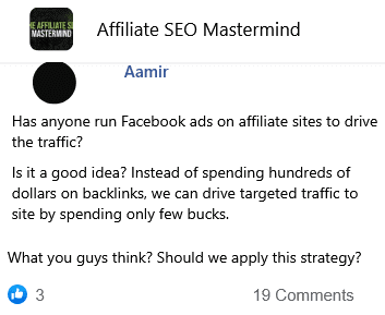 Paid Backlinks versus Fb Ads for Affiliate Sites to Drive the Traffic