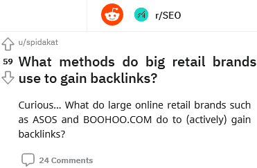 What methods do big retail brands use to gain backlinks?