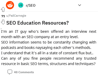 SEO Information Seems to Be Constantly Changing With Podcasts and Books Naysaying Each Other Method