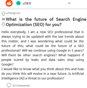 Another futuristic SEO Marketing is Using Artificial Intelligence!