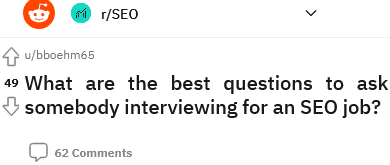 40 KPIs Mixed Questions to Ask Someone Interviewing for an SEO Job?